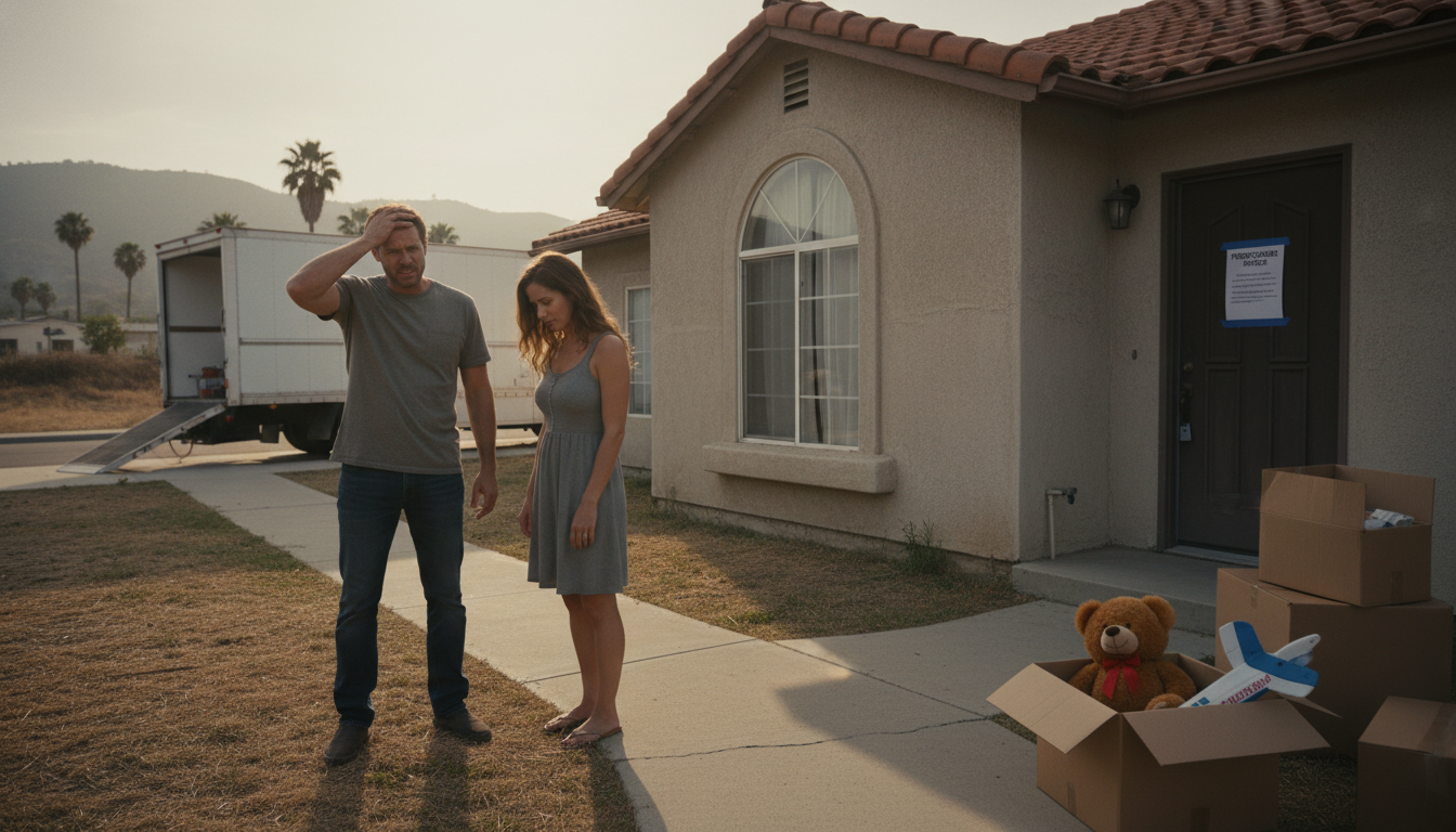 What happens during foreclosure in California